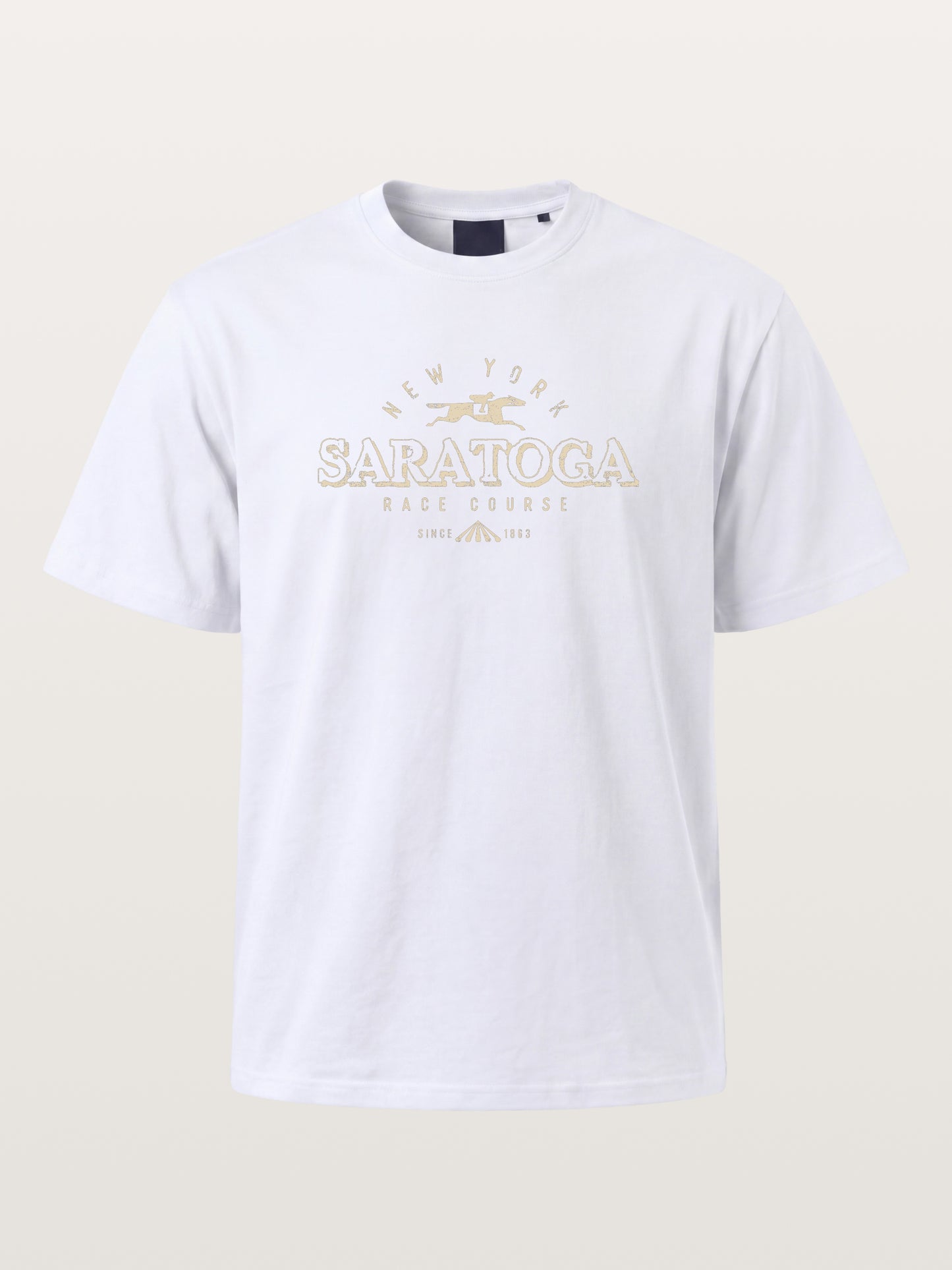 Saratoga Vintage Gold Tone Mark Gildan T-shirt