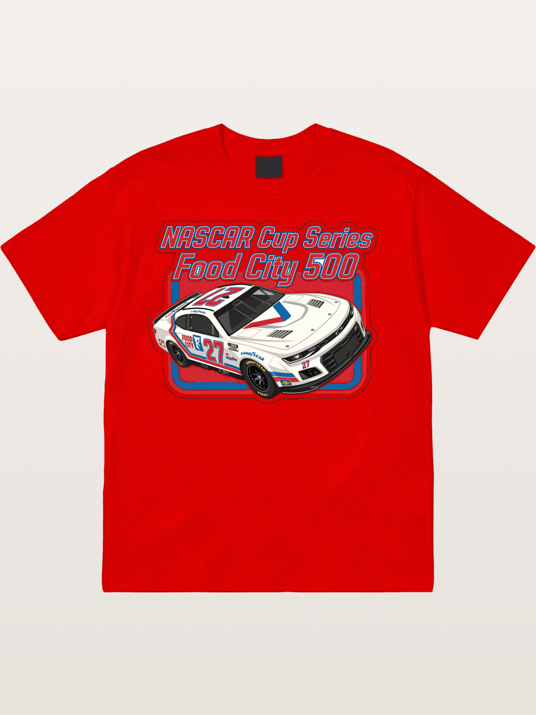 NASCAR Food City 500 Car Cotton T-shirt