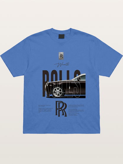Rolls Royce Wraith Typography Gildan T-shirt