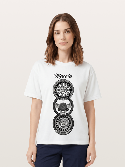 Wheel Stack Cotton T-shirt