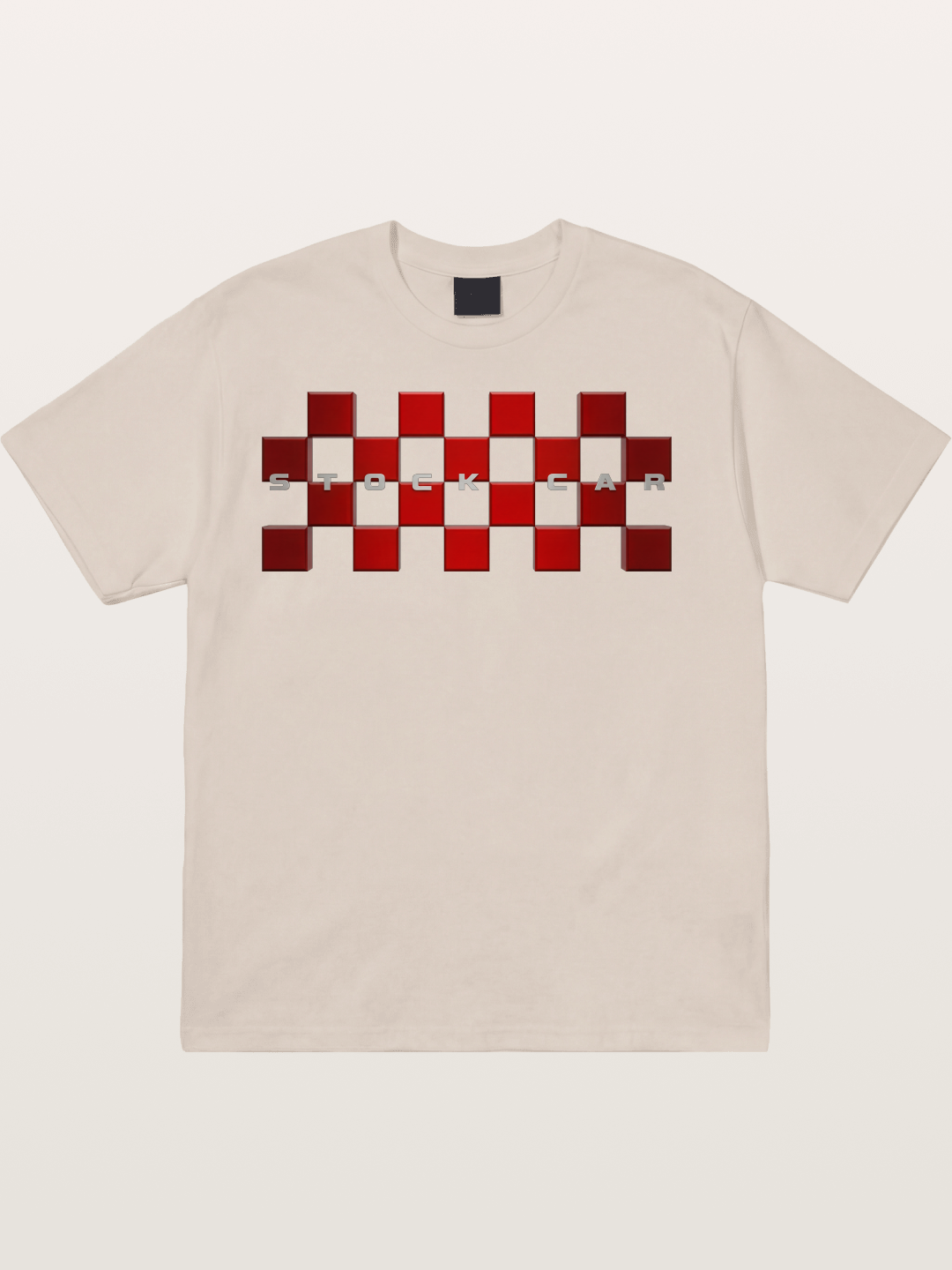 Checkered Ring Cotton T-shirt