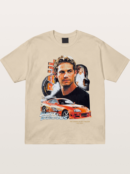 Orange Supra Fast & Furious Gildan T-shirt