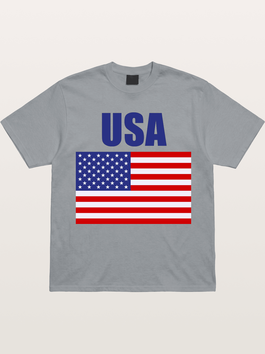 Simple USA American Flag Gildan T-shirt