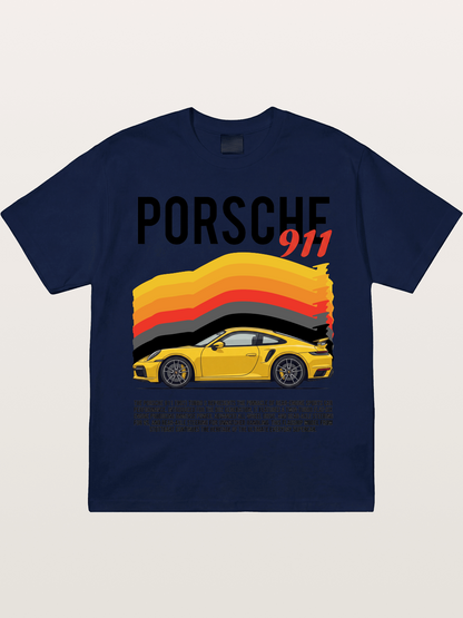 Yellow 911 Supercar Gildan T-shirt
