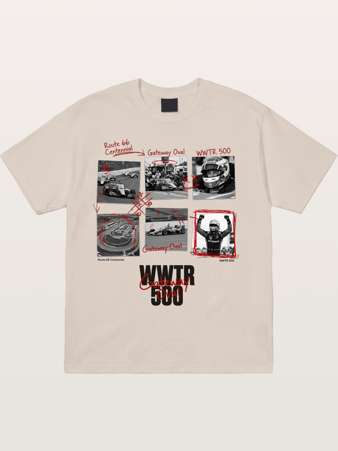 Scrapbook WWTR500 Race Print Cotton T-shirt