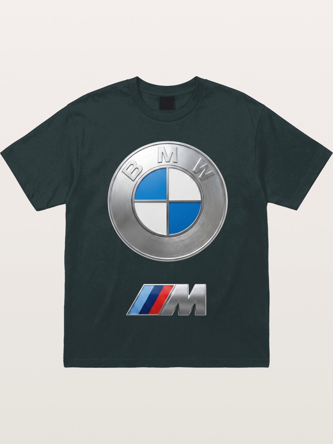 BMW M Series Metal Emblem Gildan T-shirt