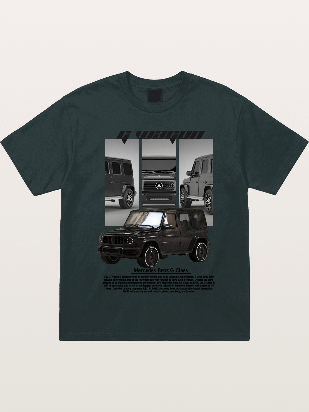 Mercedes G-Wagon Multi Angle View Gildan T-shirt