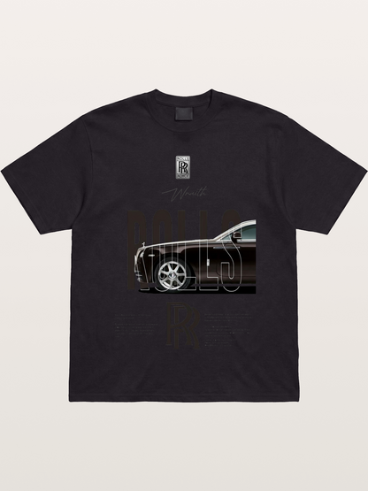 Rolls Royce Wraith Typography Gildan T-shirt