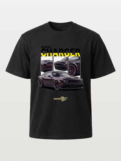 Dodge Hellcat Triple Car Collage Cotton T-shirt