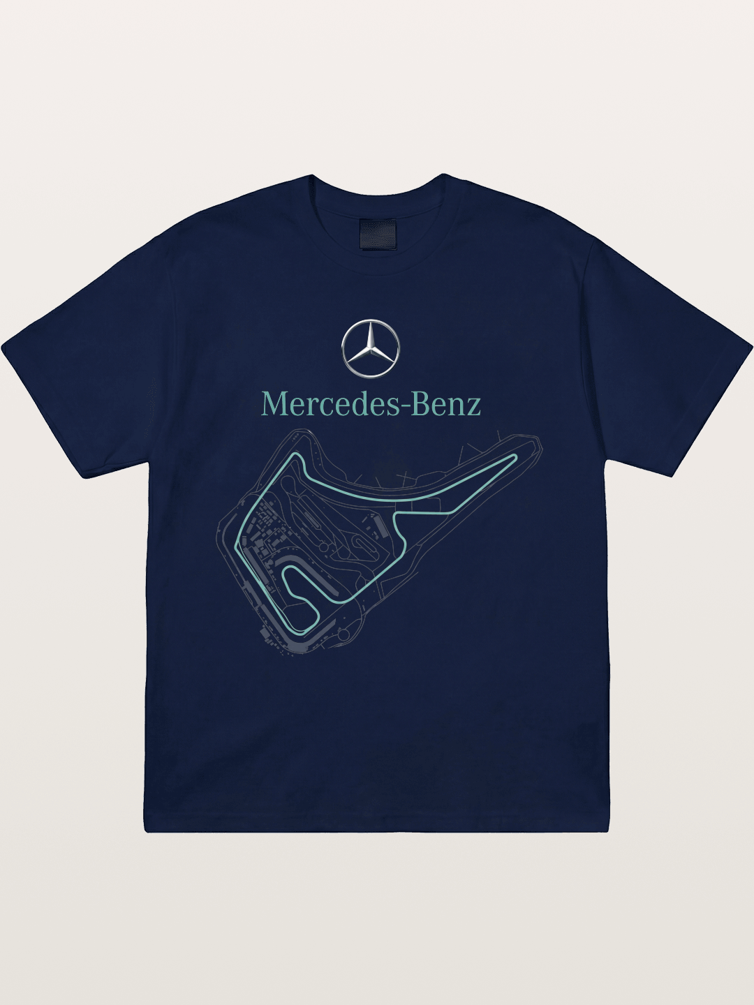 Mercedes Benz Circuit Track Graphic Gildan T-shirt