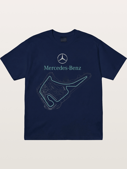 Mercedes Benz Circuit Track Graphic Gildan T-shirt