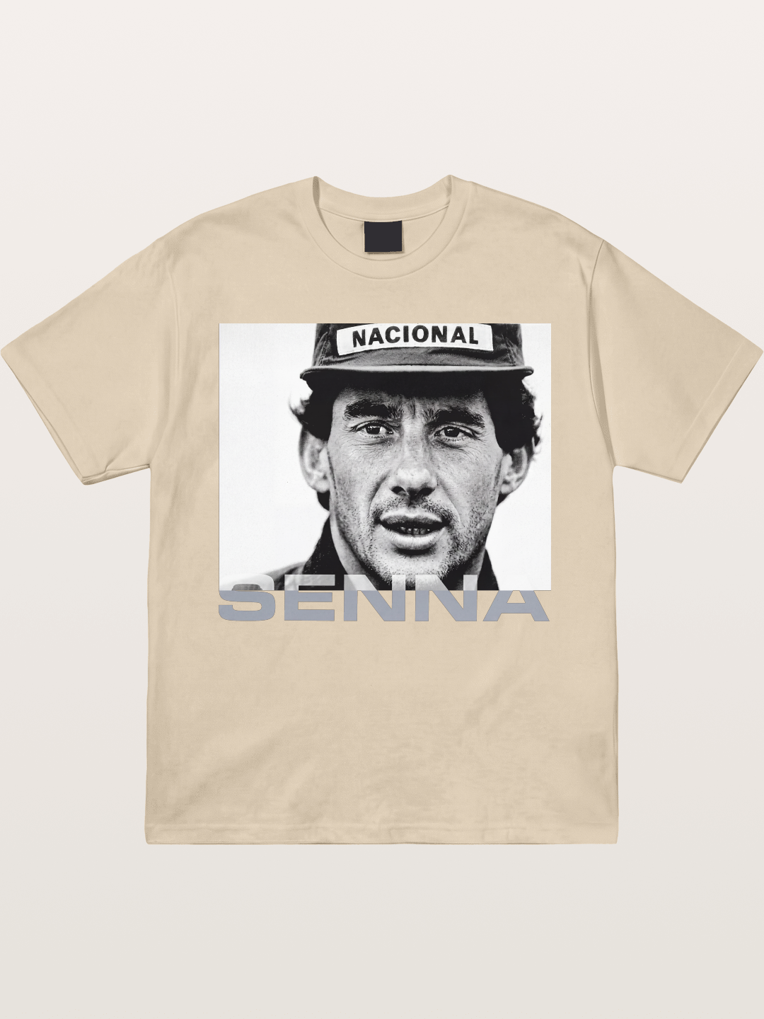 Ayrton Senna Black White Portrait Gildan T-shirt