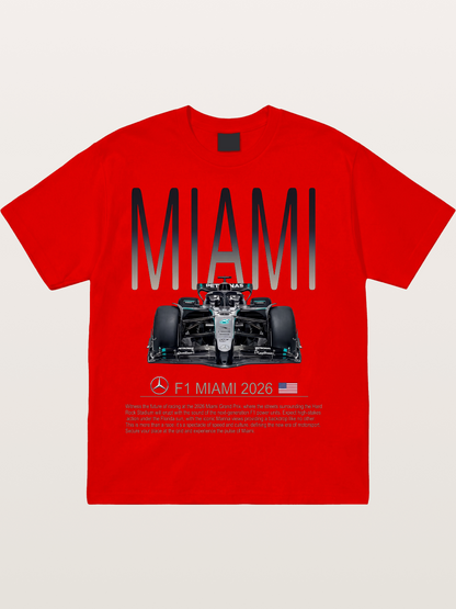 Mercedes Miami F1 2026 Cotton T-shirt