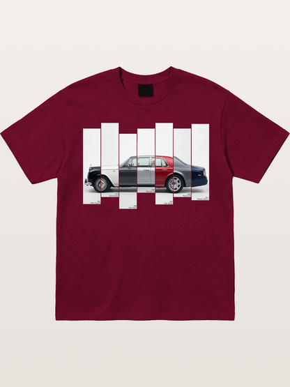 Multi-Color Rolls Royce Timeline Gildan T-shirt