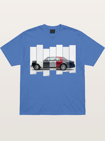 Multi-Color Rolls Royce Timeline Gildan T-shirt