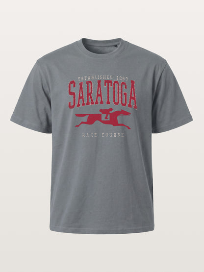 Saratoga Vintage Horse Silhouette Cotton T-shirt