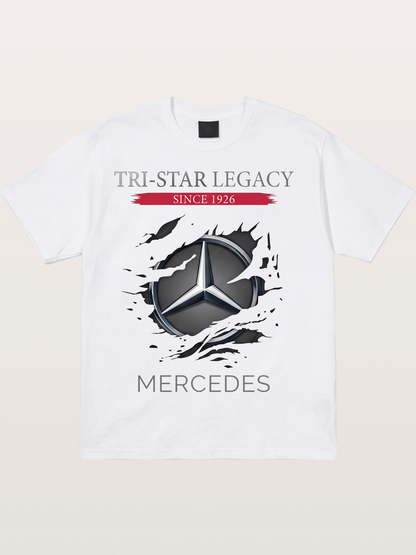 Mercedes 1926 Tear Logo Cotton T-shirt