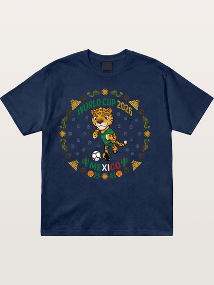 Mexico 2026 World Cup Mascot Cotton T-shirt