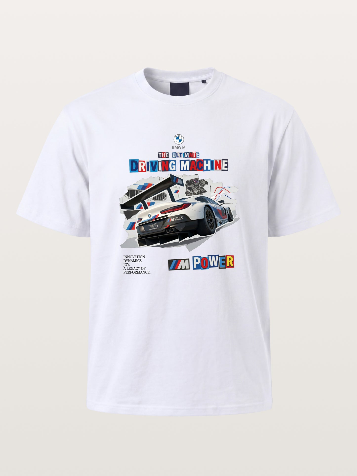 BMW M Power Race Car Art Gildan T-shirt