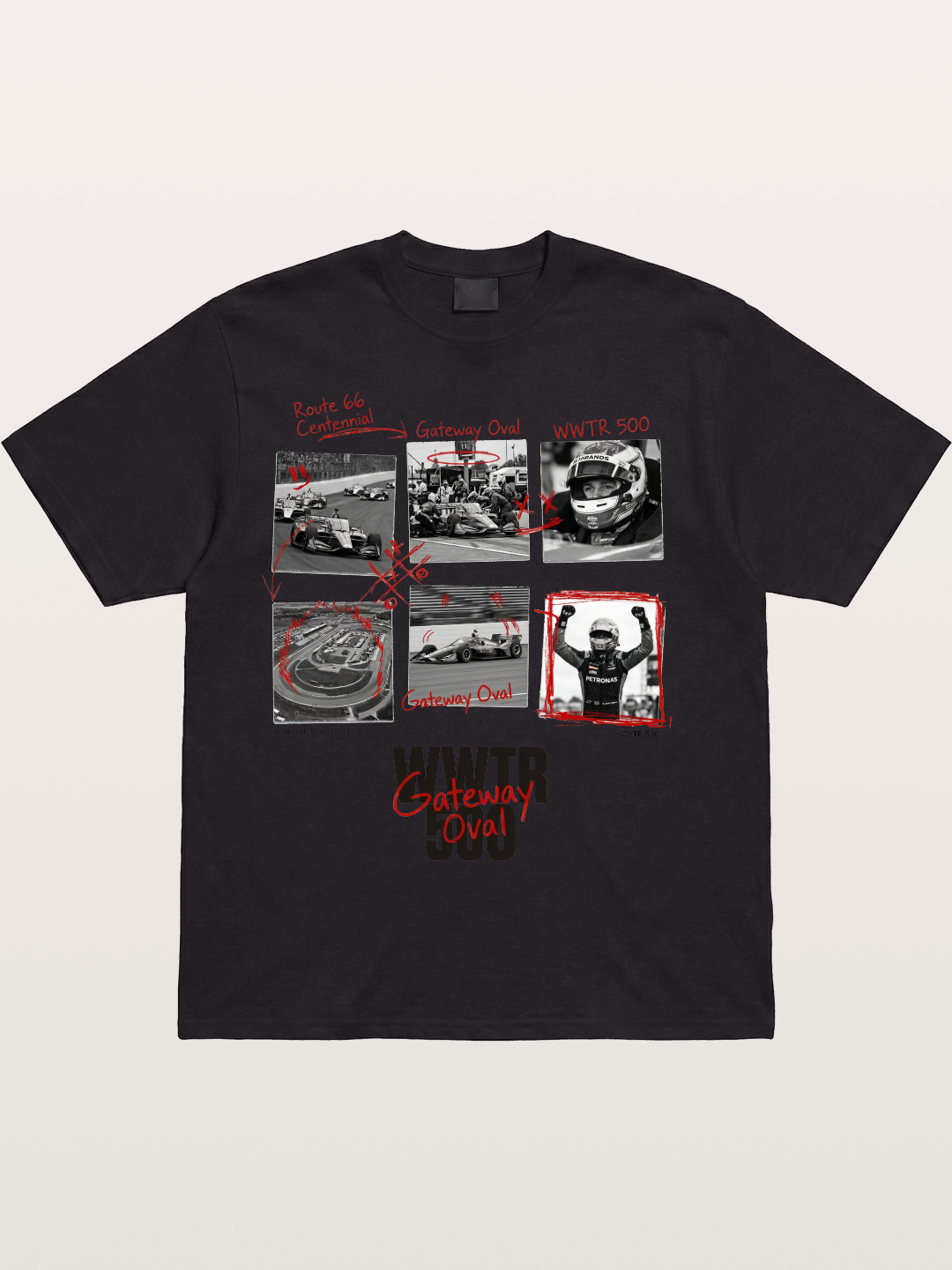 Scrapbook WWTR500 Race Print Cotton T-shirt