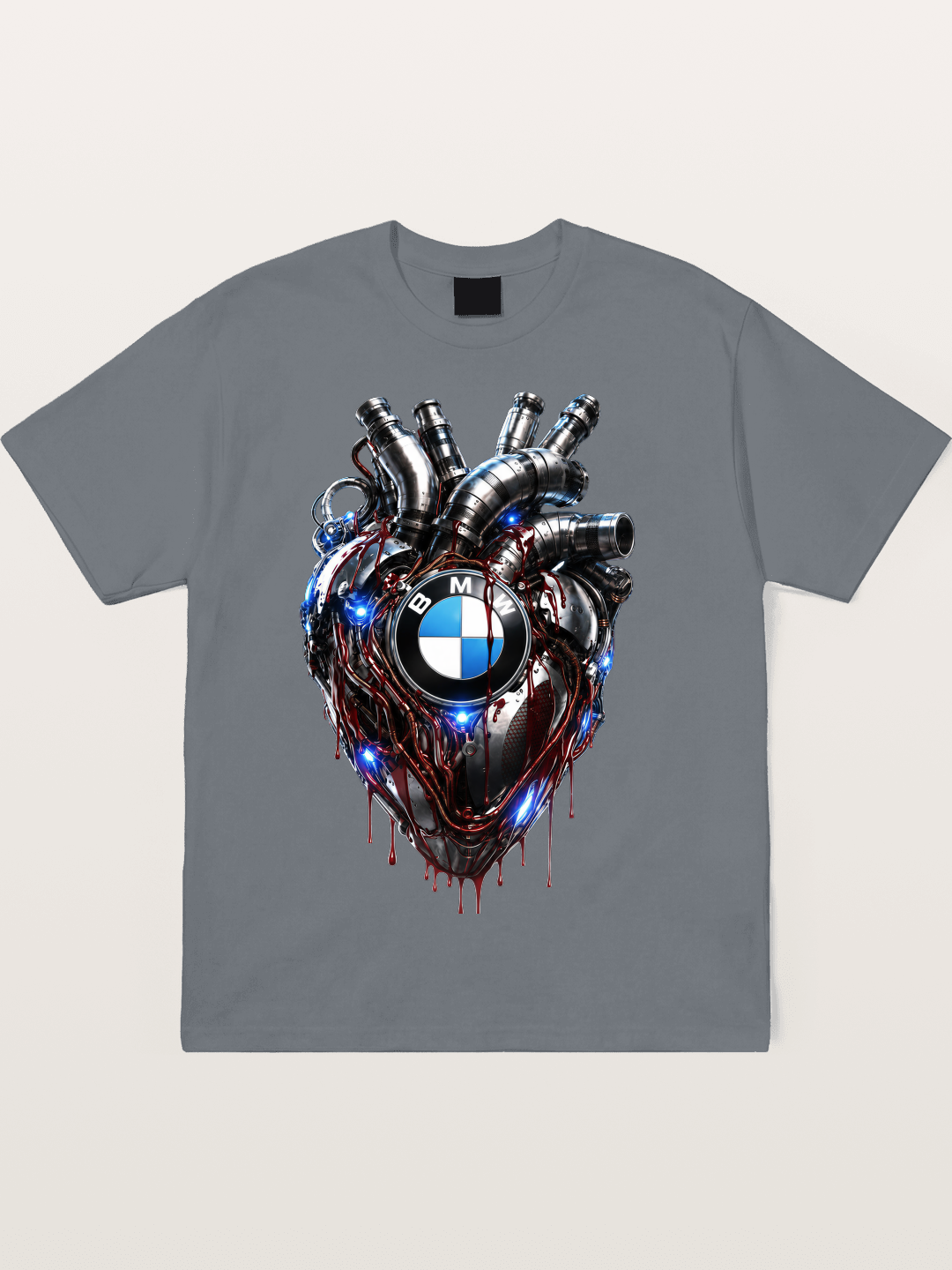 BMW Mechanical Heart Graphic Cotton T-shirt