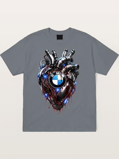 BMW Mechanical Heart Graphic Cotton T-shirt