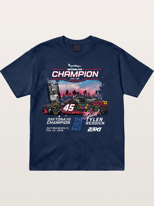 Tyler Reddick 45 Champion Car Art Cotton T-shirt