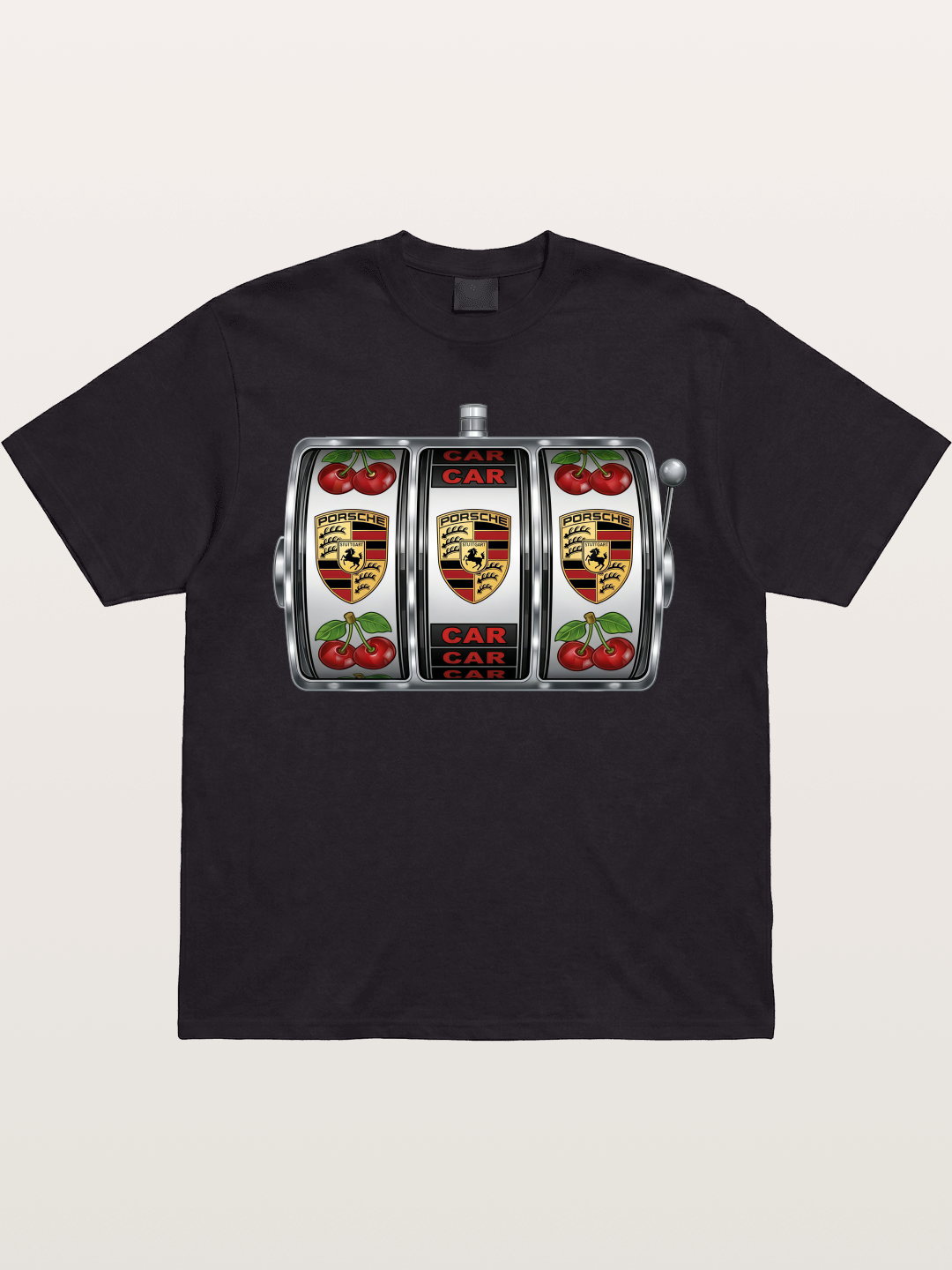 Porsche Slot Machine Art Print Gildan T-shirt