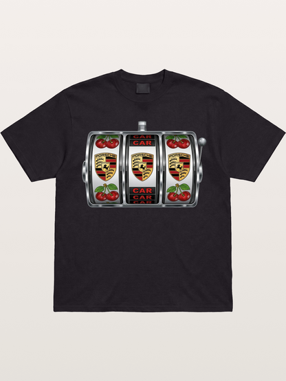 Porsche Slot Machine Art Print Gildan T-shirt