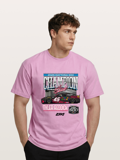 Tyler Reddick Daytona 500 Champion Print Gildan T-shirt