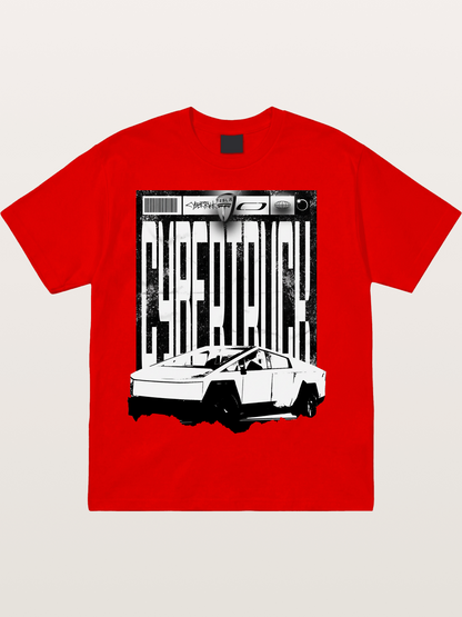 Tesla Cybertruck Glitch Poster Cotton T-shirt