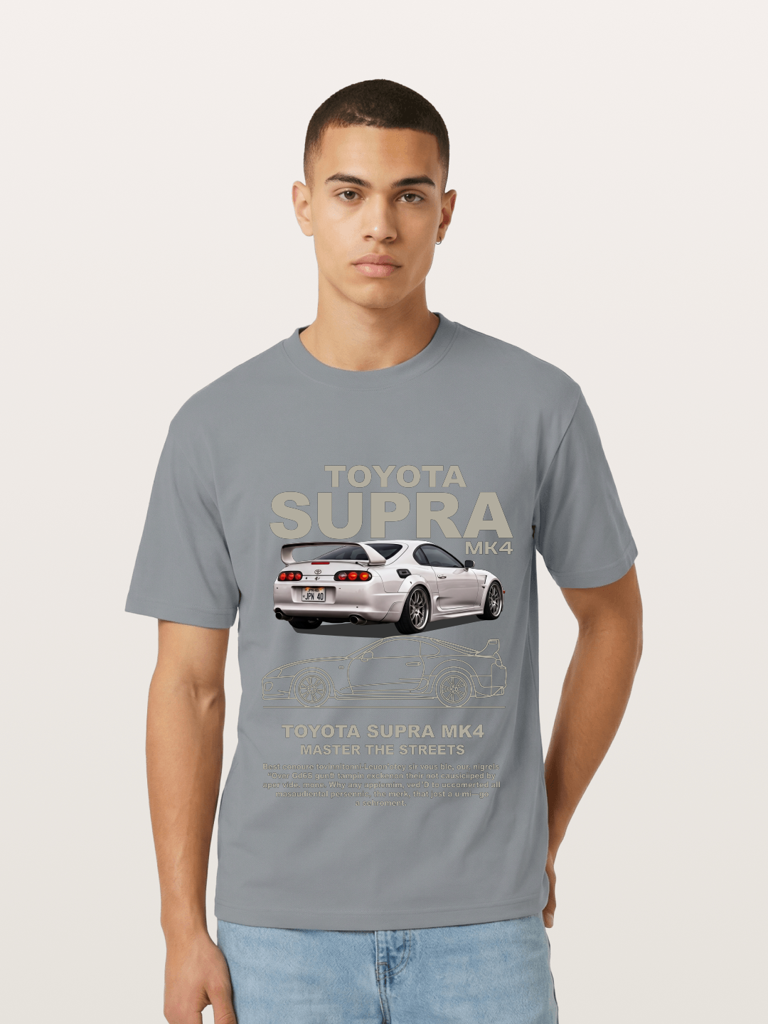 Supra MK4 Line Art & Full View Gildan T-shirt