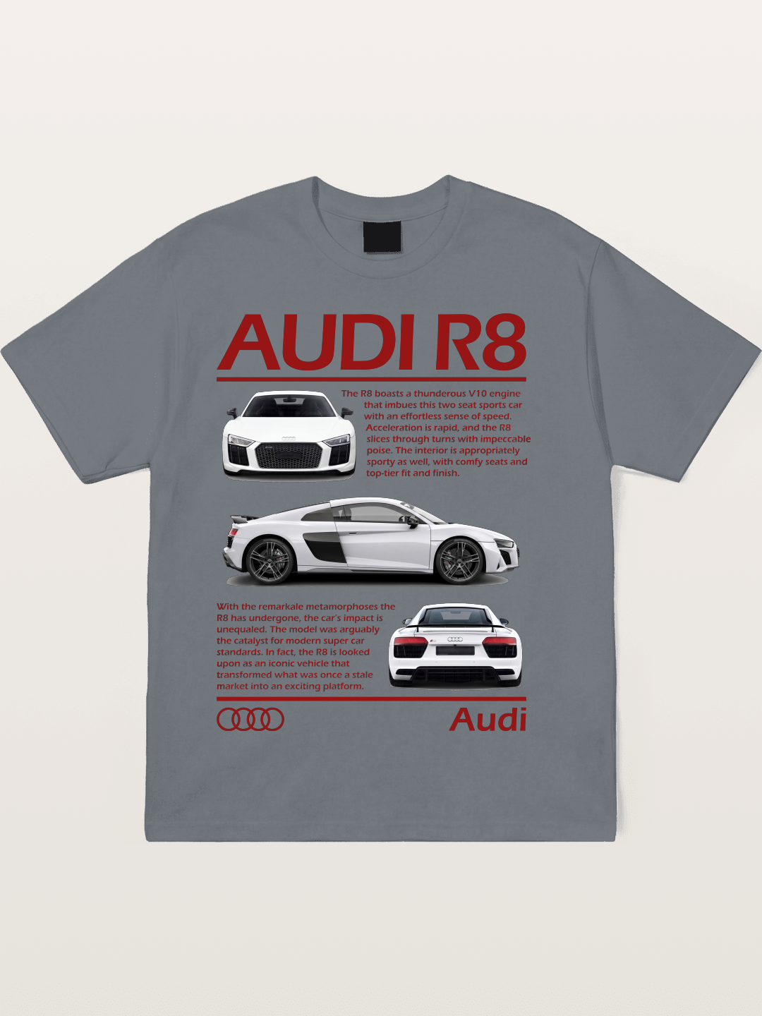 Audi R8 Multi Angle Showcase Cotton T-shirt