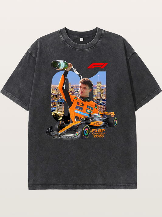 Lando Norris Canada GP 2026 Win Washed T-shirt