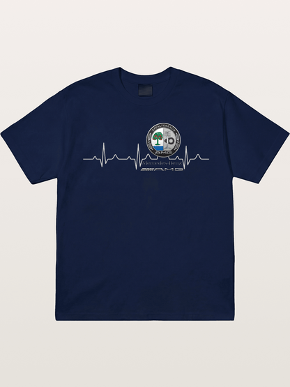 AMG Affalterbach Crest with Pulse Wave Gildan T-shirt