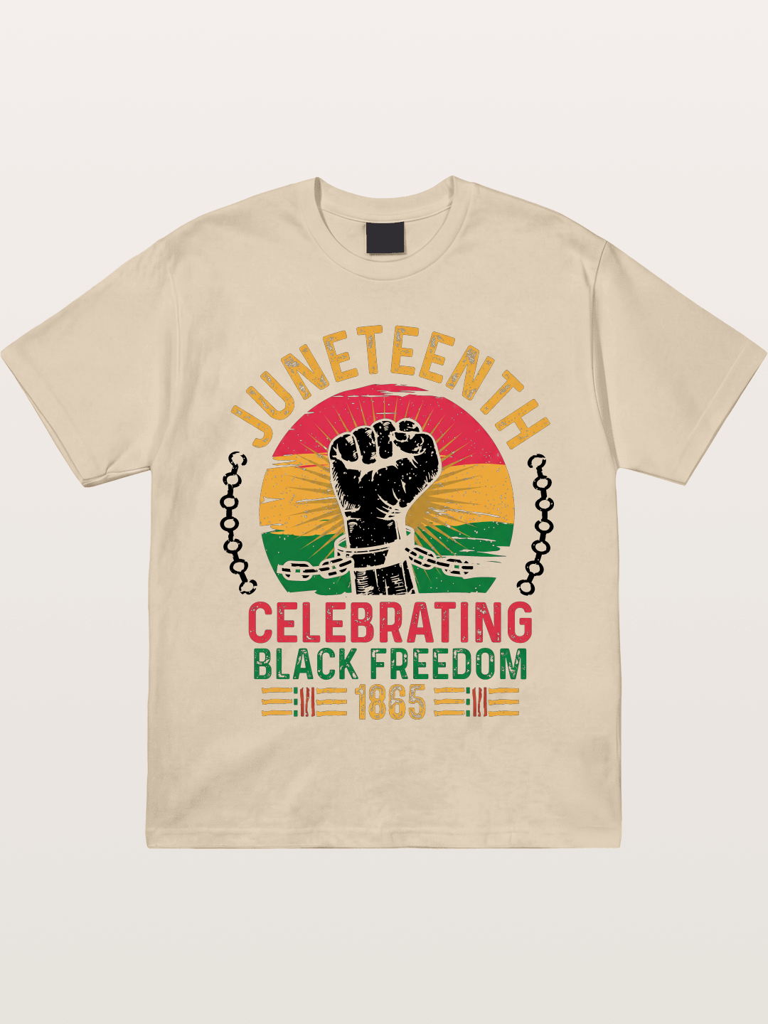 Juneteenth Black Freedom Fist Gildan T-shirt