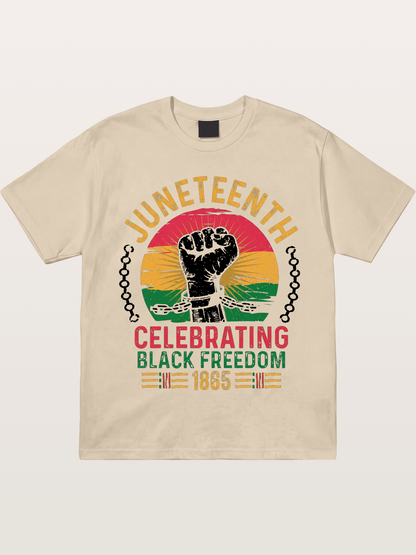Juneteenth Black Freedom Fist Gildan T-shirt