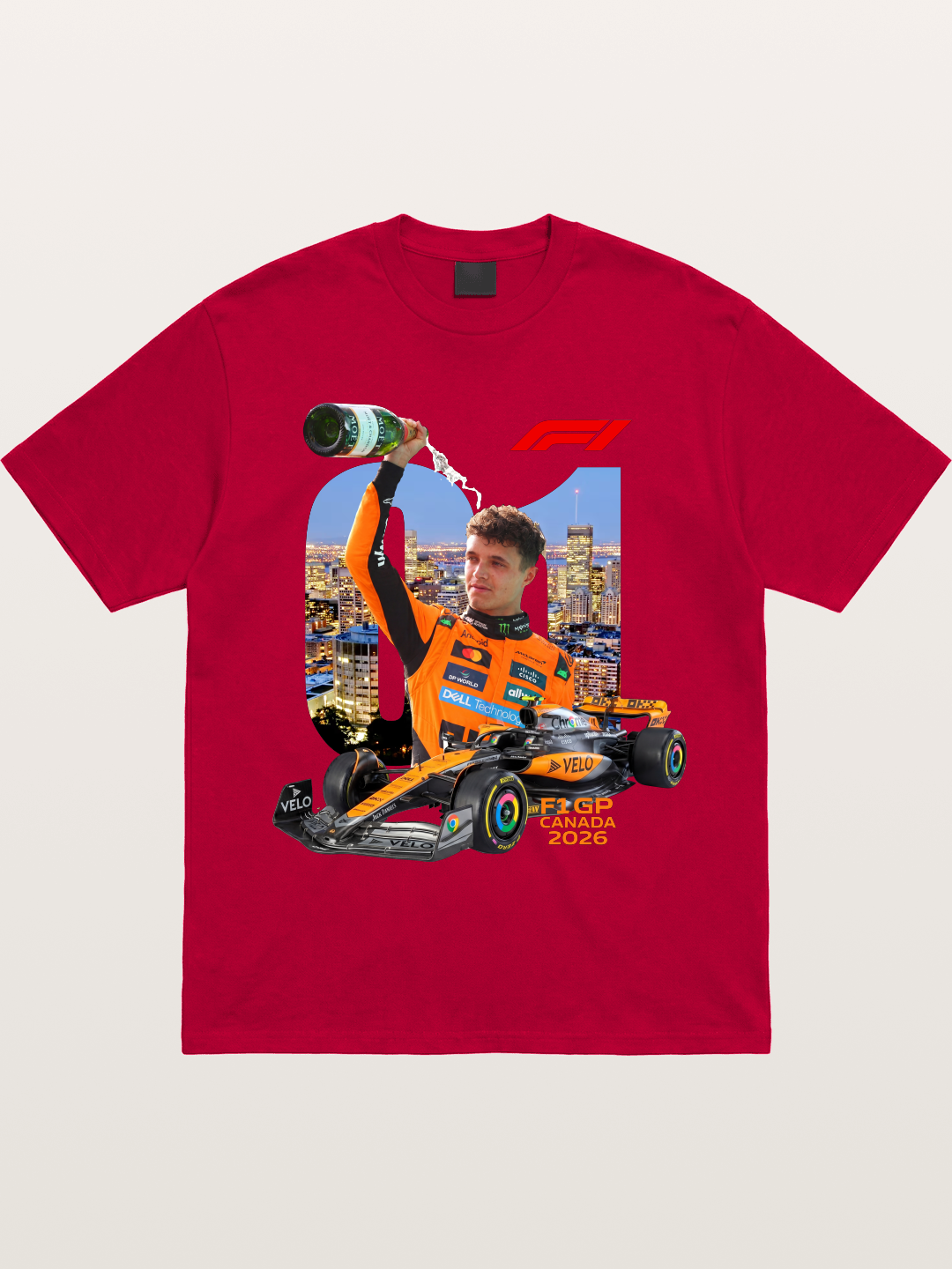 Lando Norris Canada GP 2026 Win Gildan T-shirt