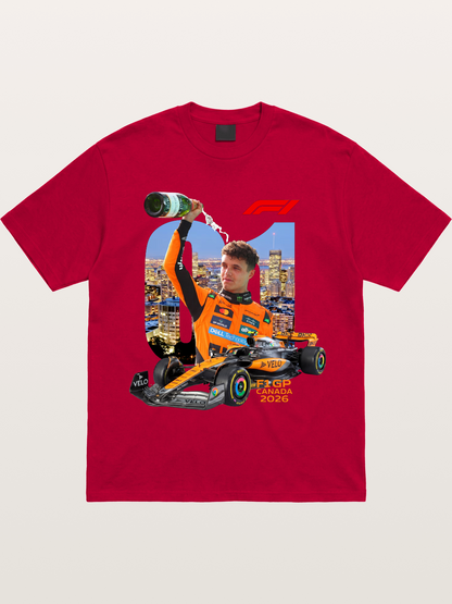 Lando Norris Canada GP 2026 Win Gildan T-shirt