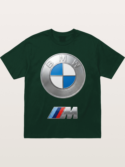 BMW M Series Metal Emblem Gildan T-shirt