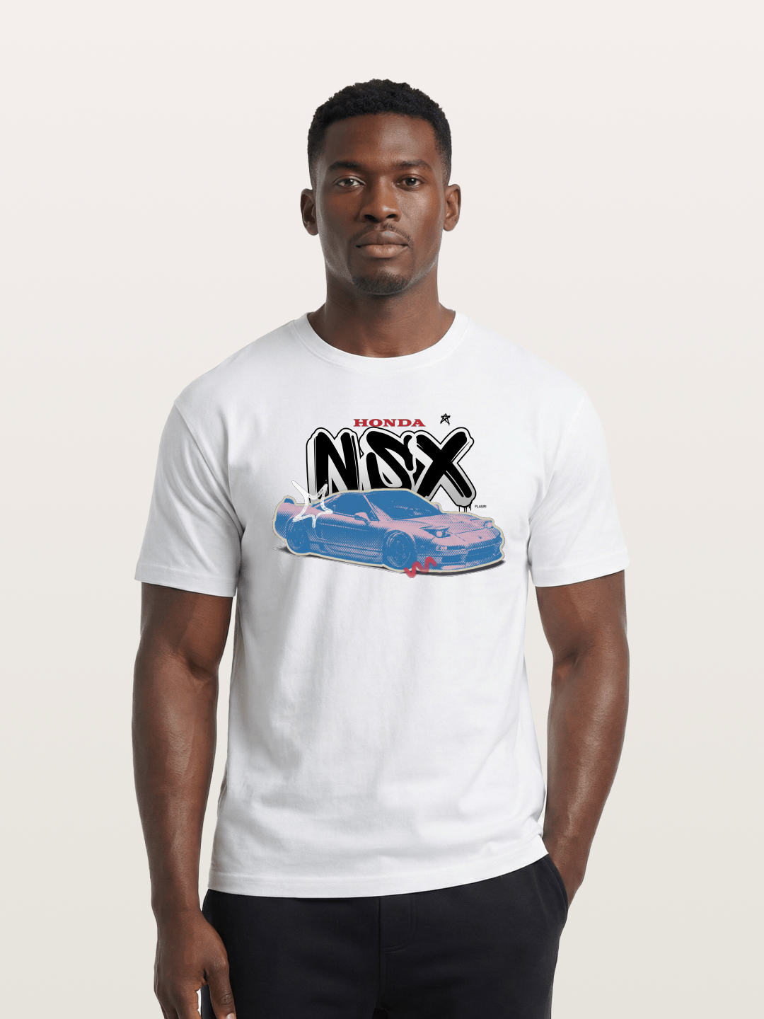 Blue NSX Cotton T-shirt