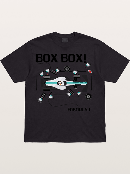 F1 Box Box Pit Stop Graphic Cotton T-shirt