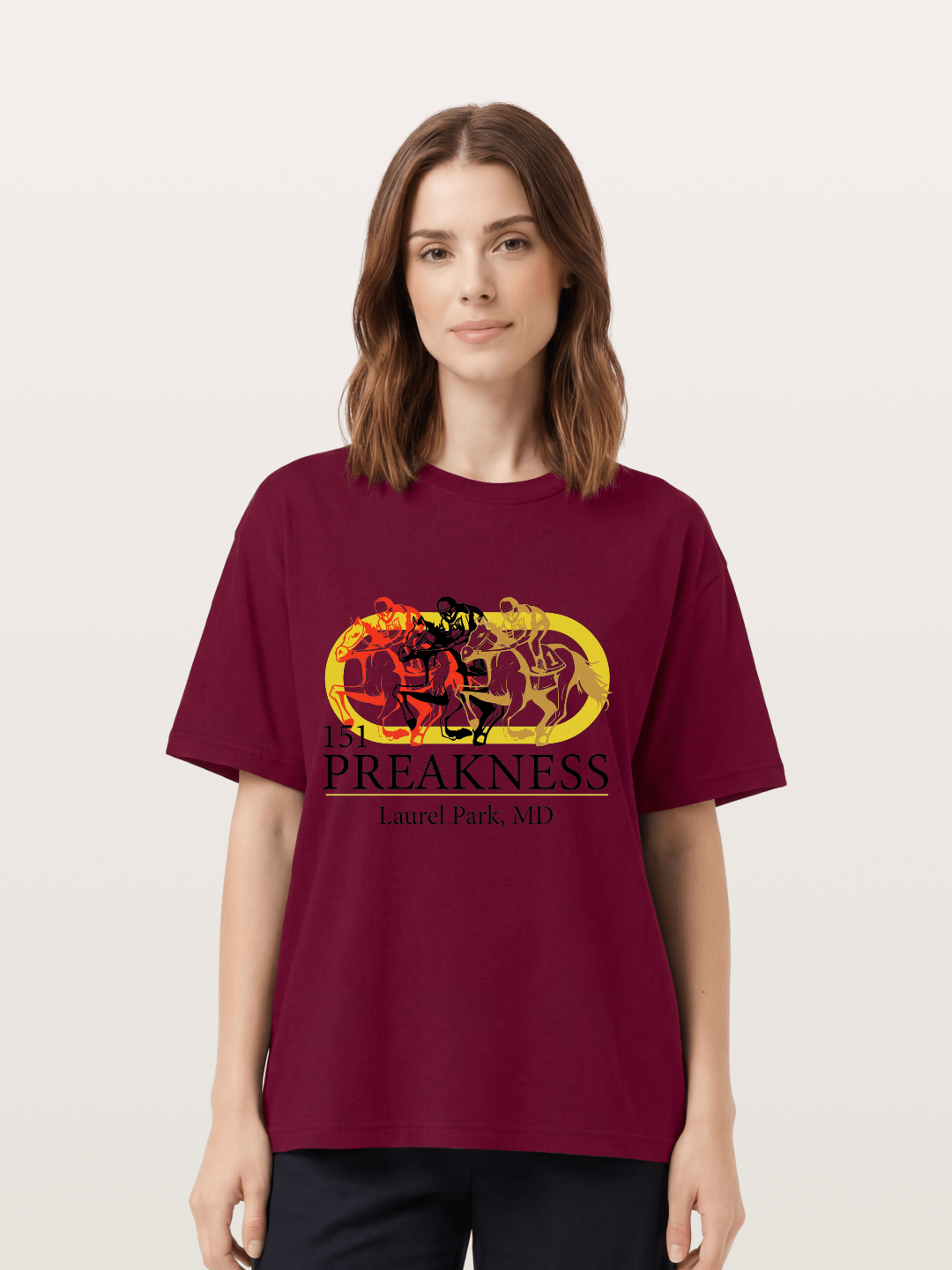 Preakness 151st Horse Racing Art Gildan T-shirt
