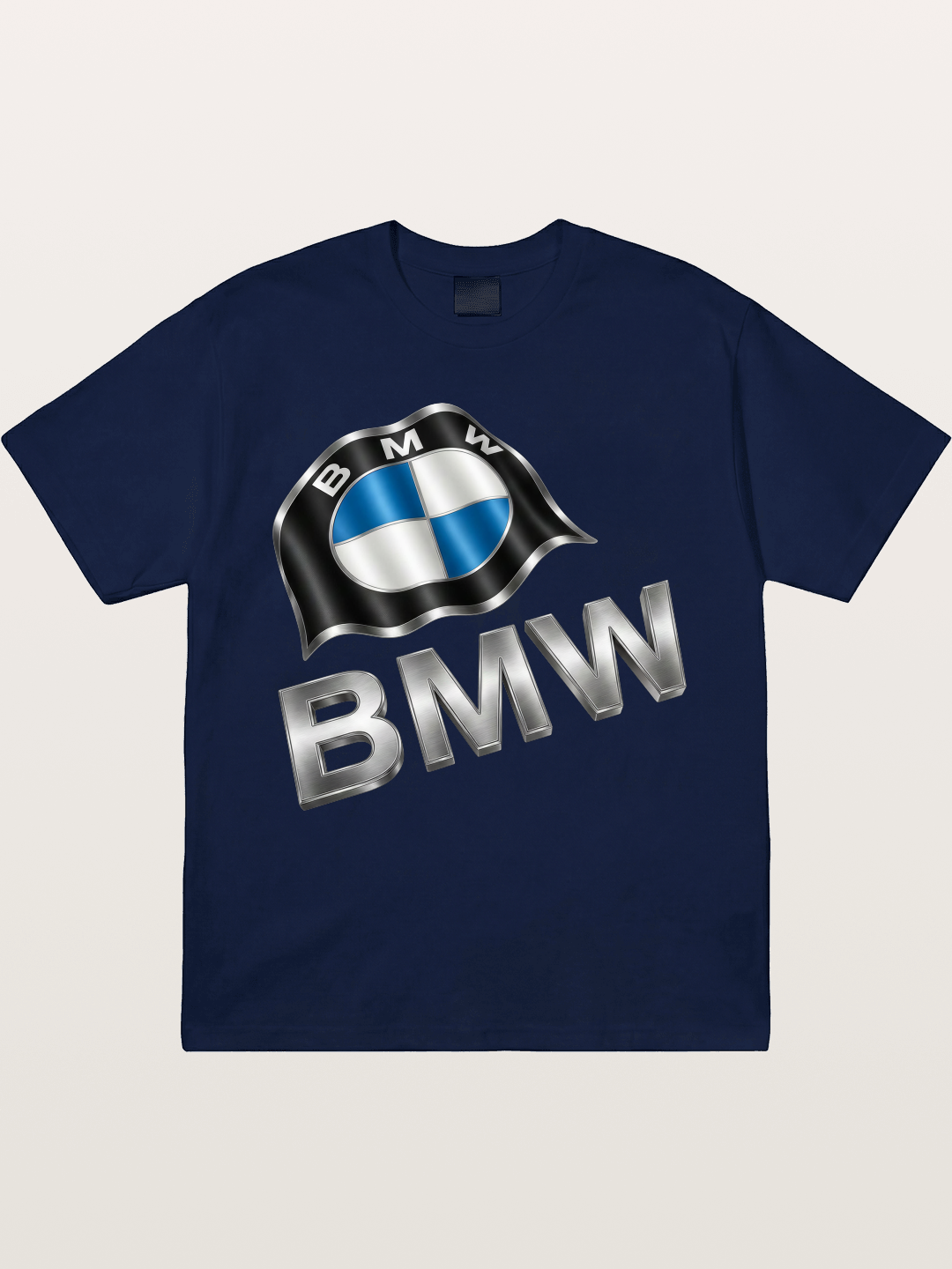 BMW Waving Flag Emblem Gildan T-shirt