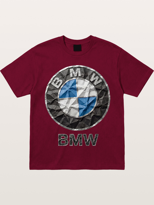 BMW Crumpled Paper Emblem Gildan T-shirt