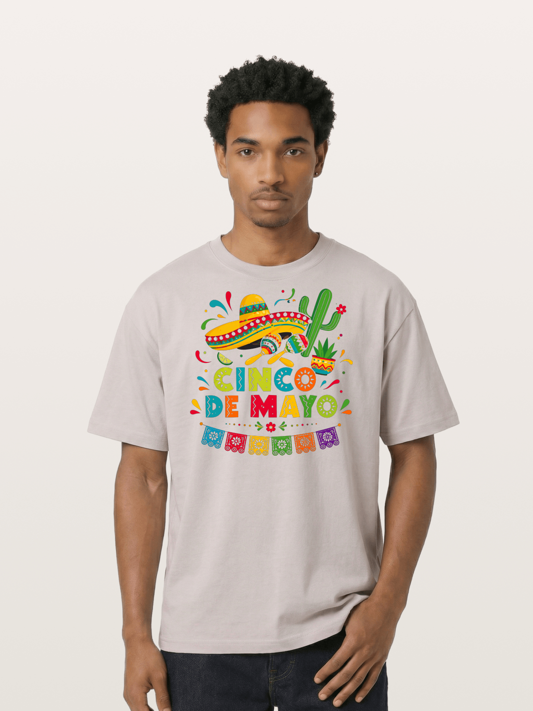 Cinco De Mayo Fiesta Art Cotton T-shirt
