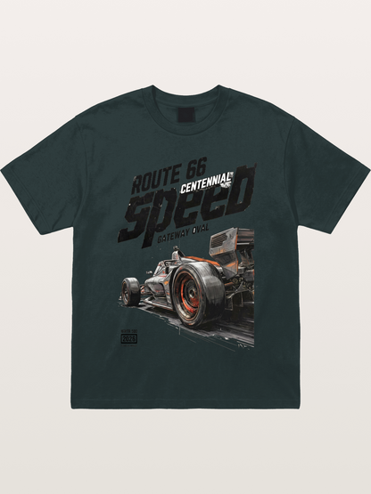 Grunge Speed IndyCar Art Gildan T-shirt