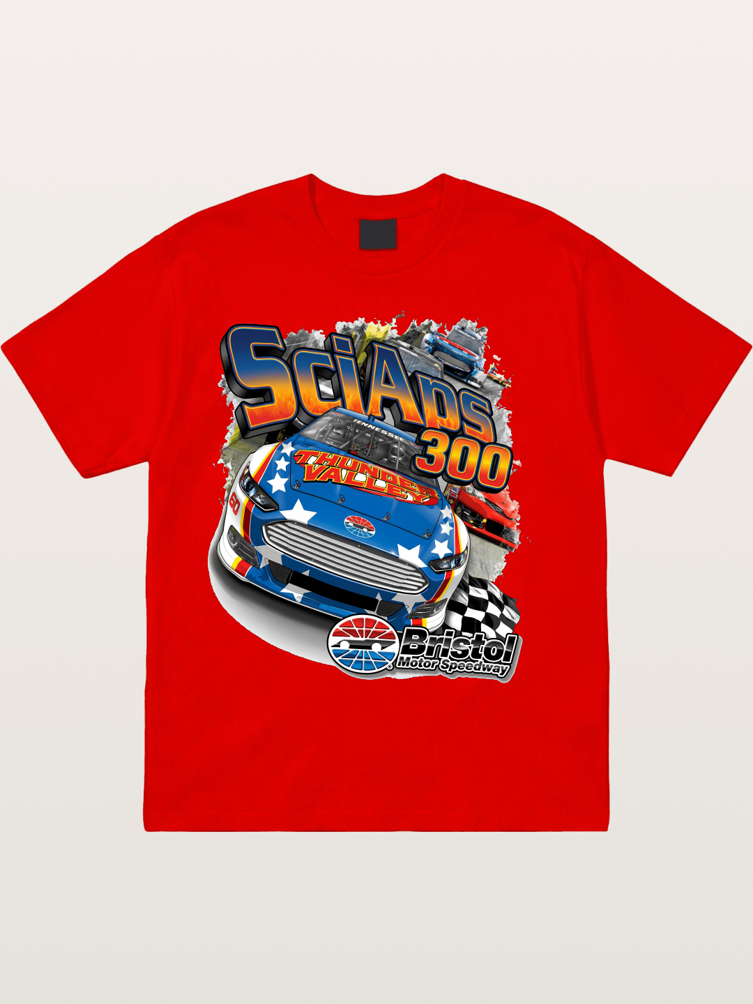Bristol Motor Speedway Art Cotton T-shirt