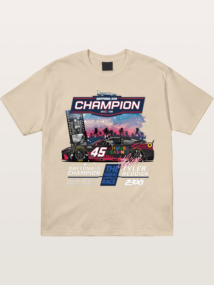 Tyler Reddick 45 Champion Car Art Gildan T-shirt