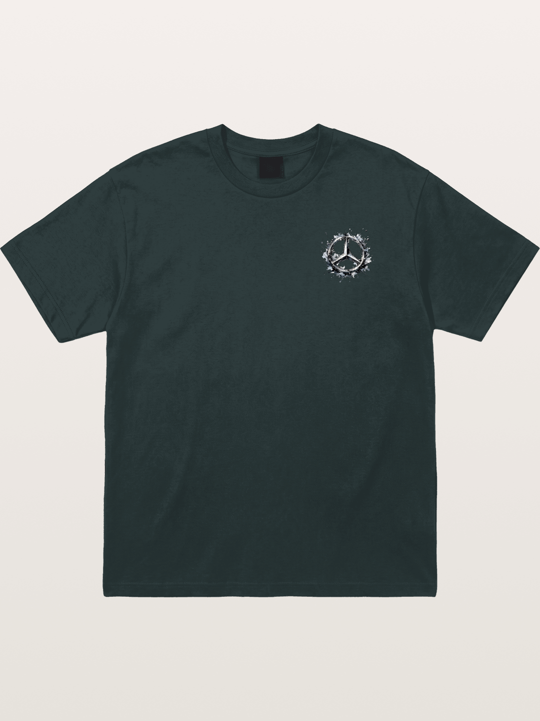 Mercedes Ink Wash Logo Art Gildan T-shirt